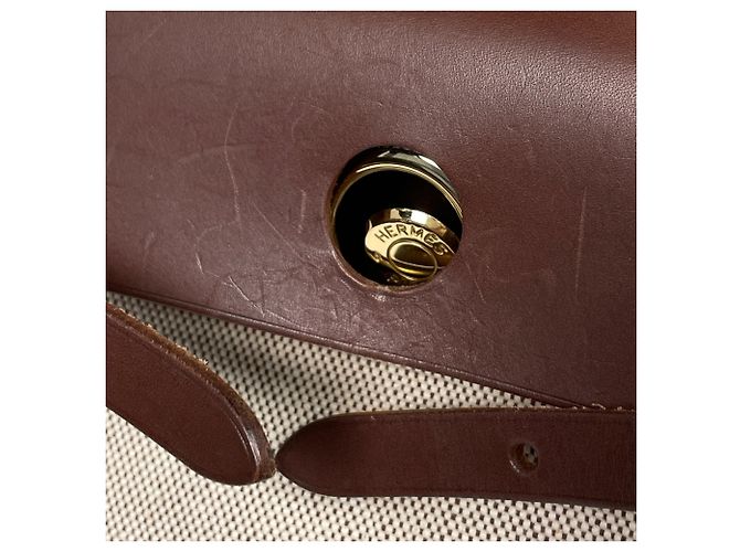 Hermès Hermes Herbag PM Handtasche Braun - Ansicht 4