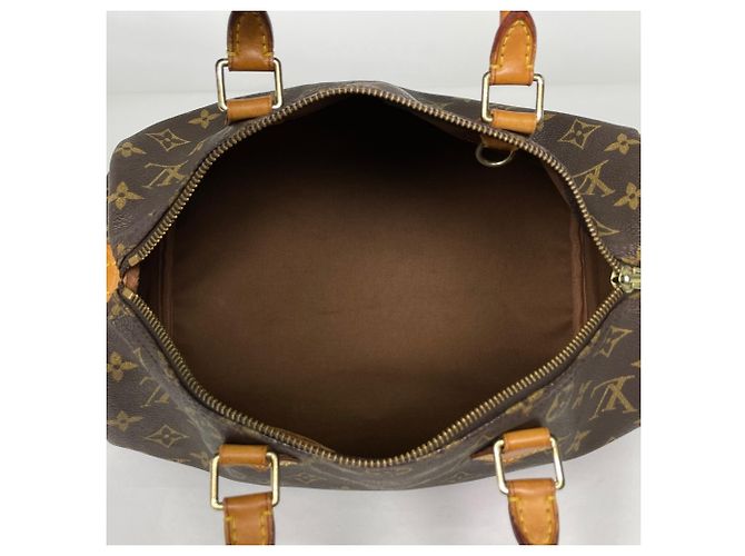 Borsa a mano Louis Vuitton Speedy 30 Marrone - vista 8