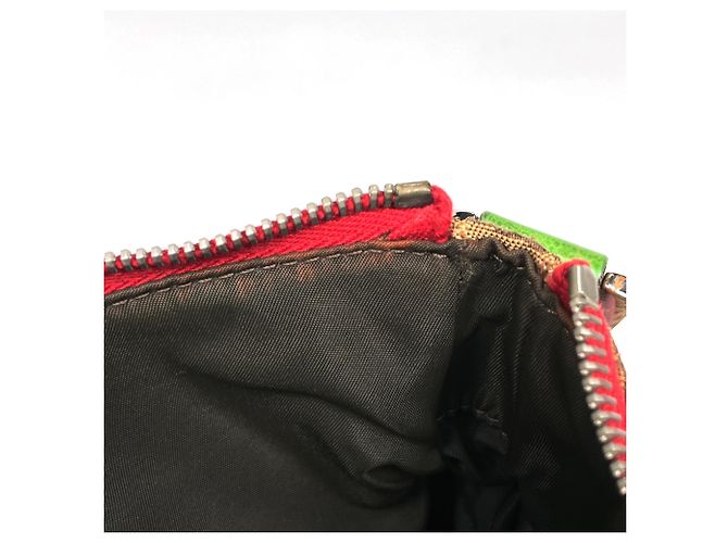 Christian Dior Rasta Trotter Schultertasche Braun Mehrfarben - Ansicht 10
