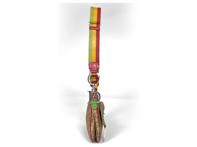 Christian Dior Rasta Trotter Schultertasche Braun Mehrfarben - Ansicht 4