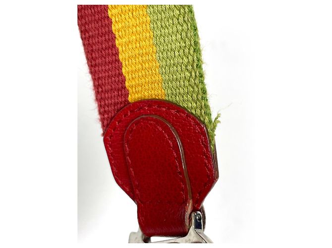 Christian Dior Rasta Trotter Schultertasche Braun Mehrfarben - Ansicht 8