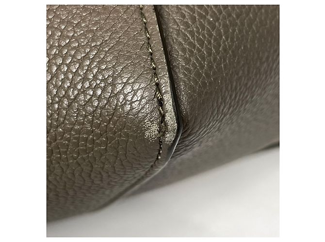 Céline Celine Cabas Phantom Small Leather Tote Bag Brown - view 3