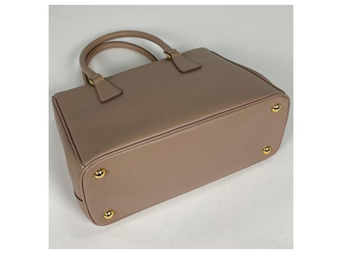 Borsa Prada Galleria Medium Beige - vista 2