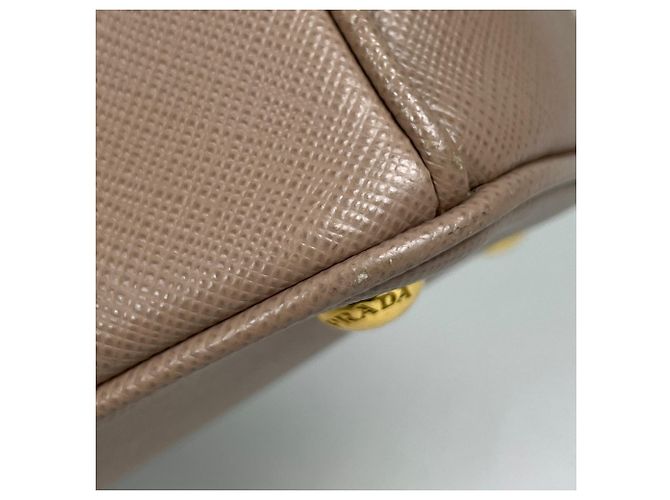 Borsa Prada Galleria Medium Beige - vista 3