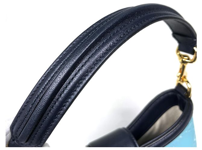 Bolsa de couro azul para mulheres Gucci - vista 5