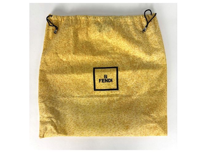 Fendi Schultertasche mit Zucchino-Muster Braun - Ansicht 8