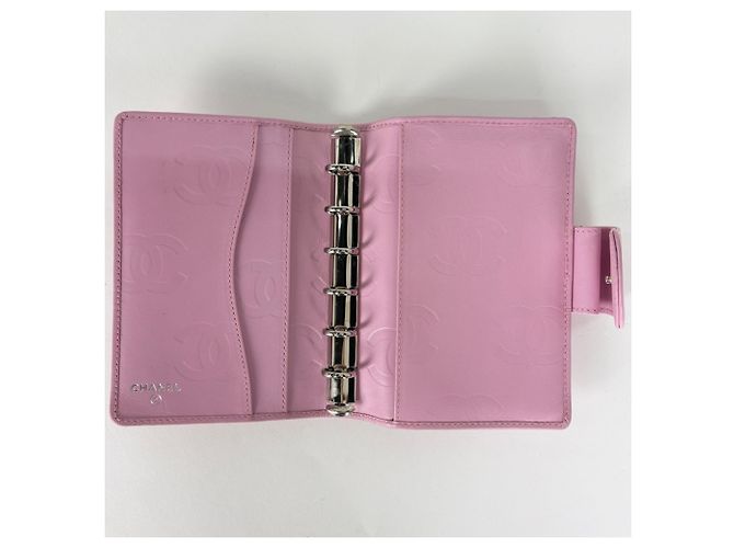 Cambon Chanel Pink Leather Notebook Cover - view 8