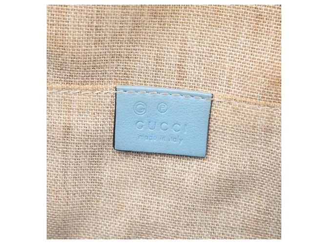 Gucci Blue Mini Microguccissima Dome Satchel Light blue - view 5