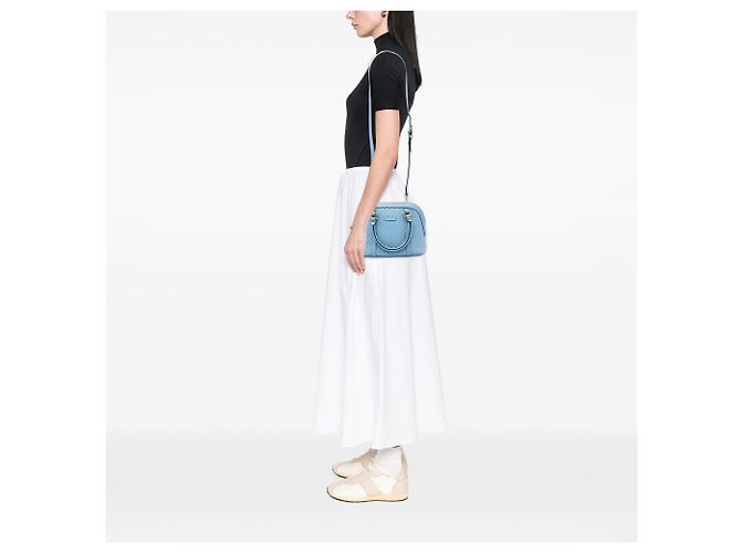Gucci Blue Mini Microguccissima Dome Satchel Light blue - view 6