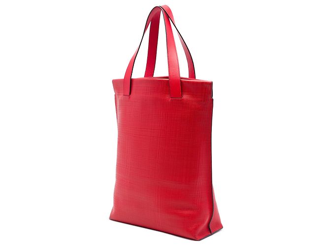 LOEWE Red Anagram Leder Shopper Tote Rot - Ansicht 2