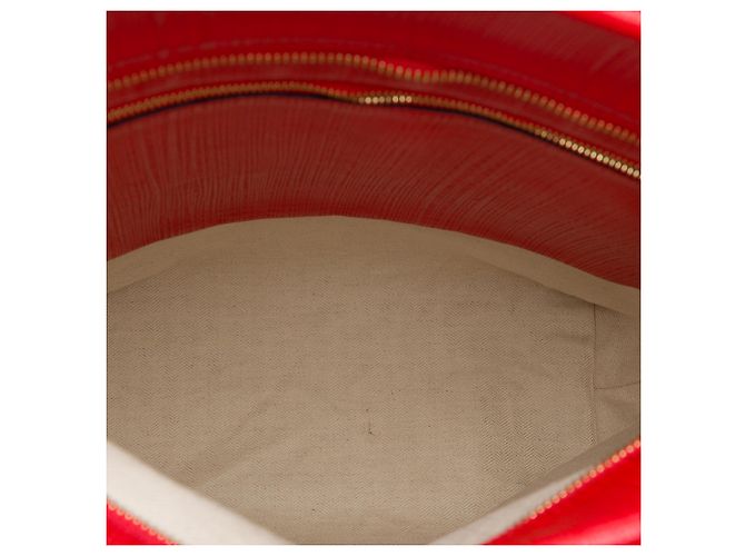 LOEWE Red Anagram Leder Shopper Tote Rot - Ansicht 4