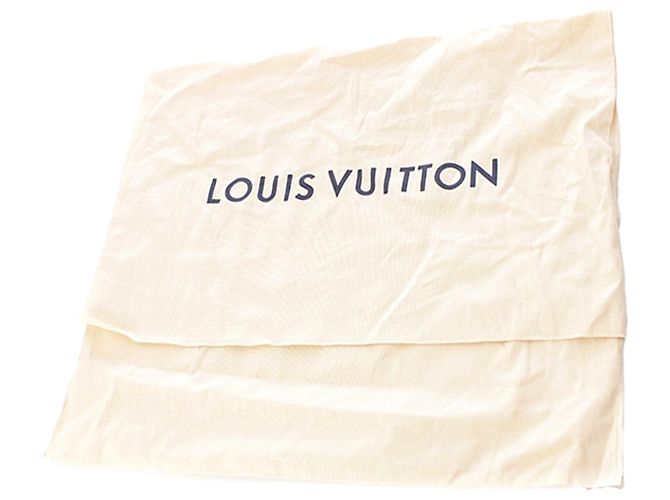 Borsa Tote Louis Vuitton White Nubuck Dust Bag Bianco Bianco sporco - vista 15