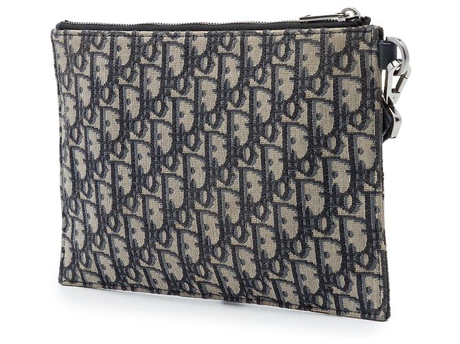 Bolso Dior Blue Oblique Canvas A5 Azul Azul marino - vista 2
