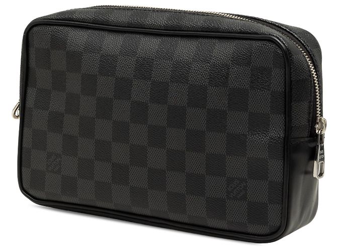 Louis Vuitton Black Damier Graphite Kasai Schwarz - Ansicht 2