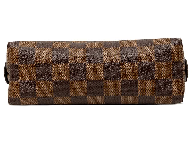 Trousse de toilette Louis Vuitton Brown Damier Ebene Cosmetic Pouch PM Marron - vue 3