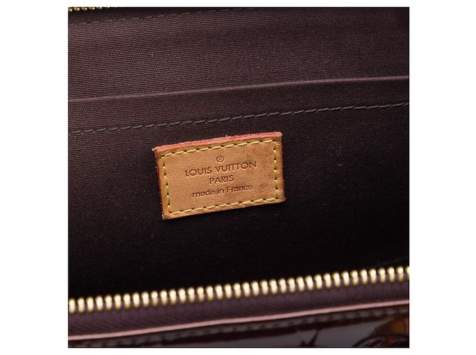 Louis Vuitton Red Monogram Vernis Rosewood Avenue Rosso Bordò - vista 5