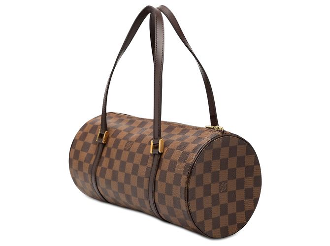 Louis Vuitton Brown Damier Ebene Papillon 30 Marrone - vista 2