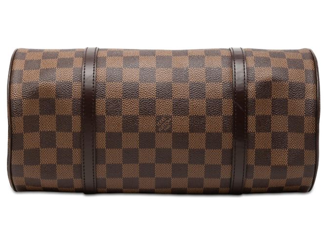 Louis Vuitton Brown Damier Ebene Papillon 30 Marrone - vista 3