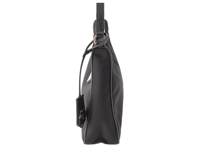 Saffiano Borsa a tracolla Prada Re Edition 2005 in Re-Nylon nero - vista 5