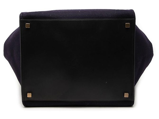 Céline Celine Borsa Tote Phantom Luggage Medium in Feltro Viola Porpora - vista 3
