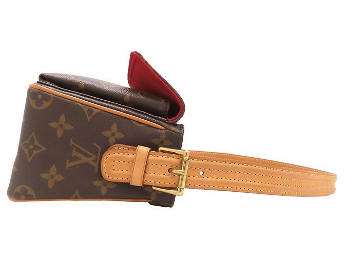 Louis Vuitton Brown Monogram Viva Cite MM Marrone - vista 3