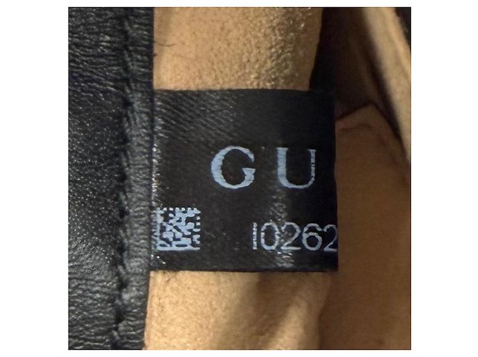 Gucci Secchiello Ophidia Piccolo in Suede Nero - vista 8