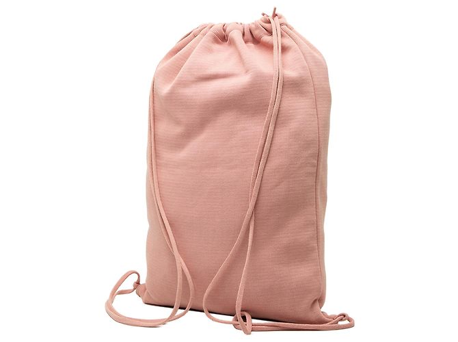Chanel Pink CC Sport Line Jersey Drawstring Backpack - view 2