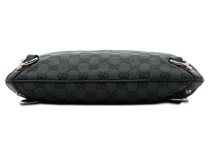 Gucci Green GG Canvas Abbey D Ring Crossbody-Tasche Grün Dunkelgrün - Ansicht 3