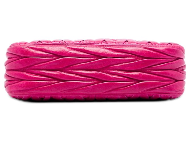 Borsa a tracolla Miu Miu Pink Matelassé Nappa Lux Charm Rosa - vista 3