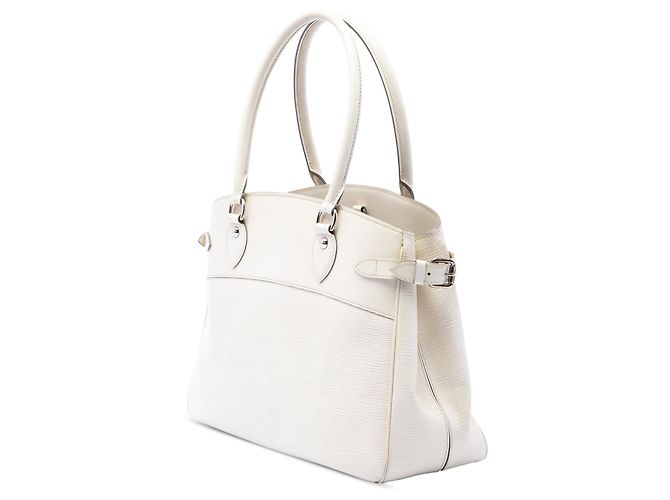 Louis Vuitton White Epi Passy GM Weiß - Ansicht 2