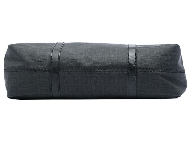 Fendi Tote aus beschichtetem Zucchino-Canvas in Schwarz - Ansicht 3