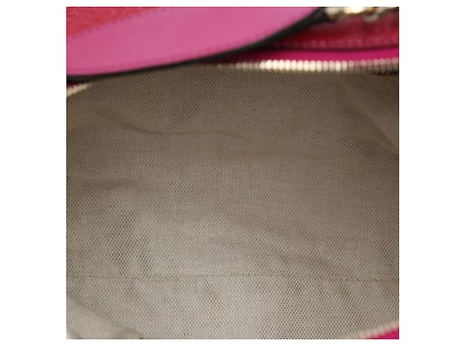 Borsa a tracolla Soho in vernice rosa Gucci - vista 4