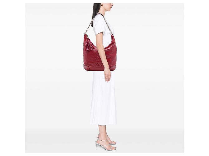 Borsa a tracolla Soho in vernice rosa Gucci - vista 6