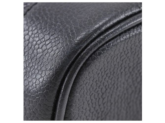 Necessaire Chanel Black CC Caviar Vanity Case Nero - vista 9