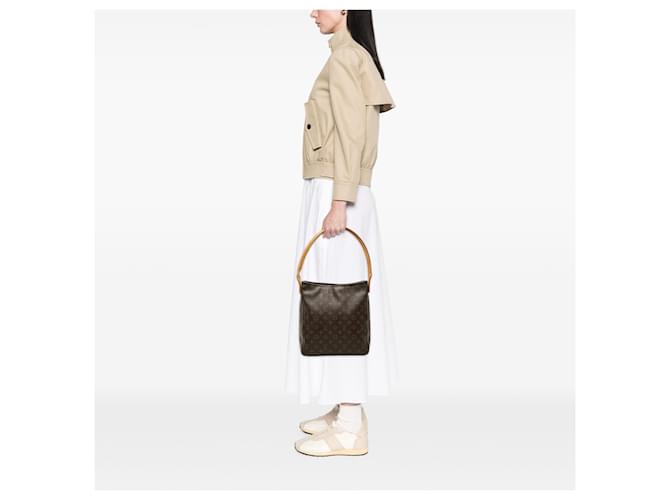 Louis Vuitton Brown Monogram Looping GM Marrone - vista 6