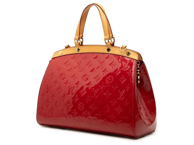 Louis Vuitton Red Monogram Vernis Brea MM Rosso - vista 2