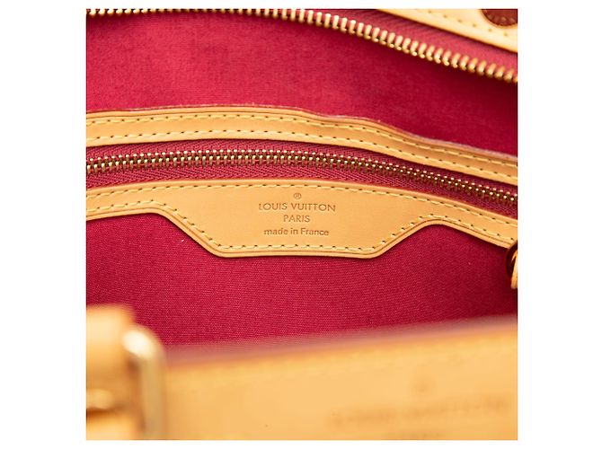 Louis Vuitton Red Monogram Vernis Brea MM Rosso - vista 5