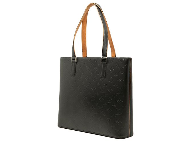 Louis Vuitton Gray Monogram Mat Wilwood Marrone Grigio antracite - vista 2