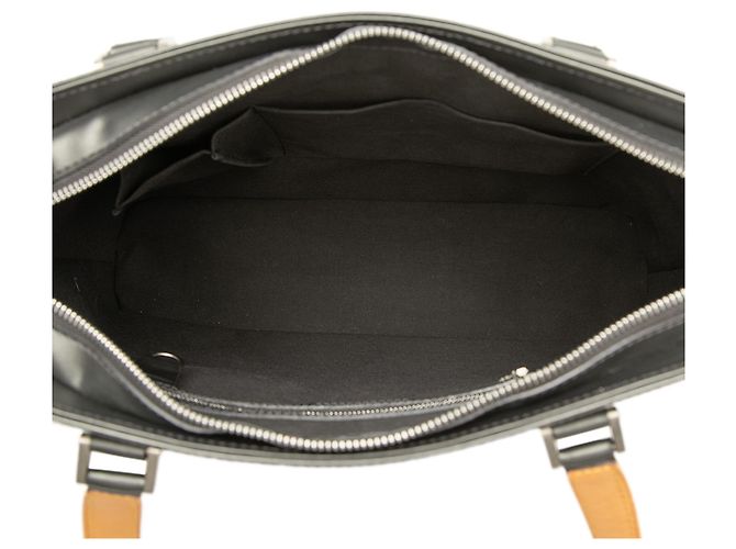 Louis Vuitton Gray Monogram Mat Wilwood Marrone Grigio antracite - vista 4