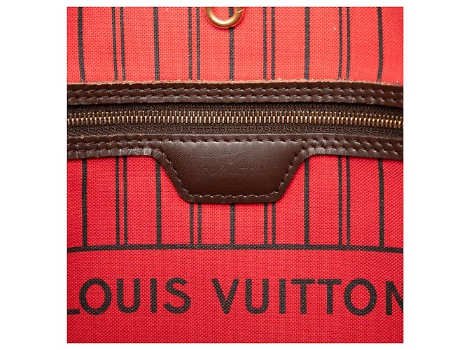 Louis Vuitton Brown Damier Ebene Neverfull MM - view 5
