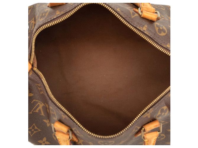 Louis Vuitton Brown Monogram Speedy 30 Marrone - vista 4