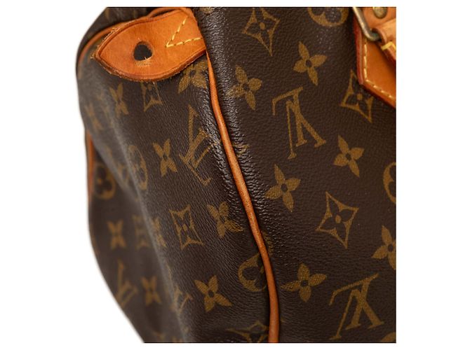 Louis Vuitton Brown Monogram Speedy 30 Marrone - vista 7