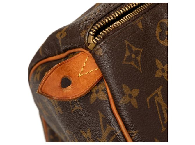 Louis Vuitton Brown Monogram Speedy 30 Marrone - vista 8