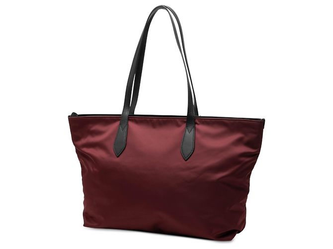 Burberry Ardwell Tote aus Econyl-Nylon in Rot Medium mit Logo - Ansicht 2