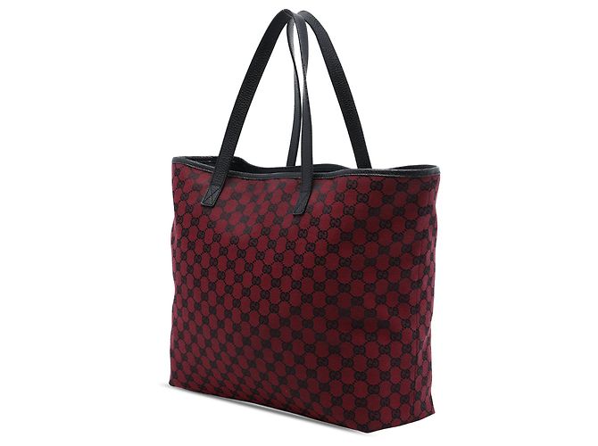 Gucci GG Canvas Tote in Rot Bordeaux - Ansicht 2