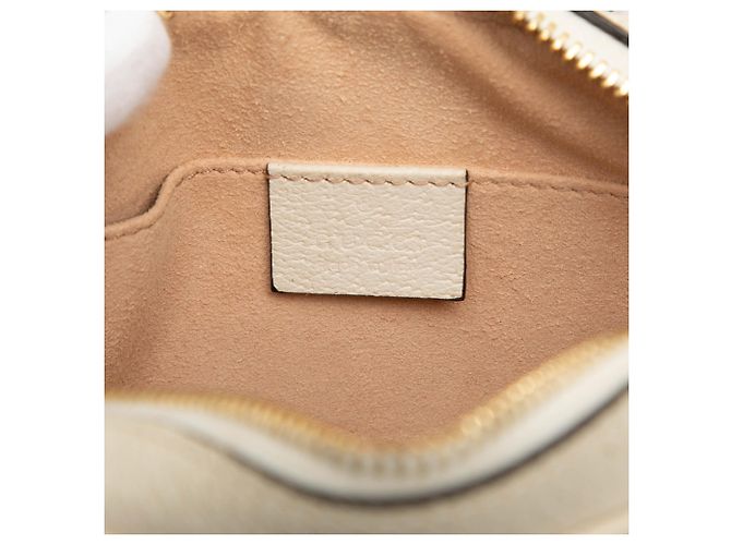 Gucci White Mini Calfskin Web Ophidia Crossbody - view 5