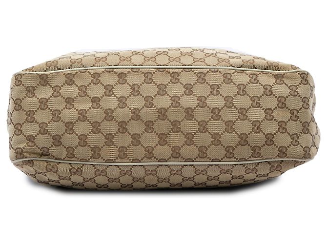 Borsa Tote Gucci Sukey in tela GG beige - vista 3