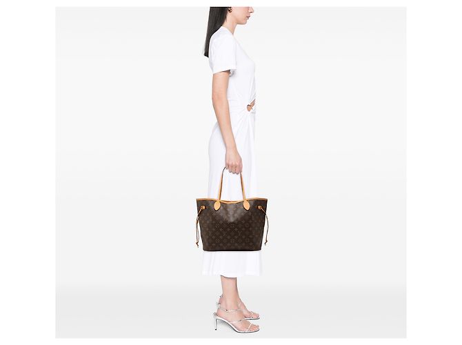 Louis Vuitton Brown Monogram Neverfull MM Braun - Ansicht 6
