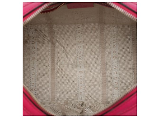 Borsa Boston Gucci in vitello lucido rosa con diamanti - vista 4