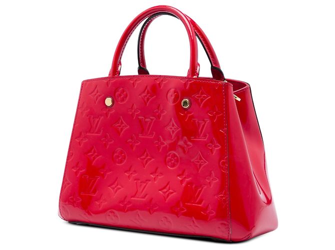 Louis Vuitton Red Monogram Vernis Montaigne BB Rouge - vue 2